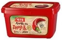 CJ Haechandle Medium Hot Chilli Pepper Paste (Square) Gochujang, 500g