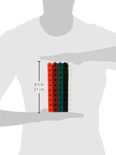 Learning Resources Snap Cubes - Connecting Math Cubes for Ages 5-9