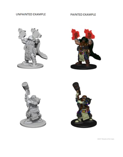 Dungeons & Dragons Nolzur's Marvelous Unpainted Miniatures - Dwarf Male Figure