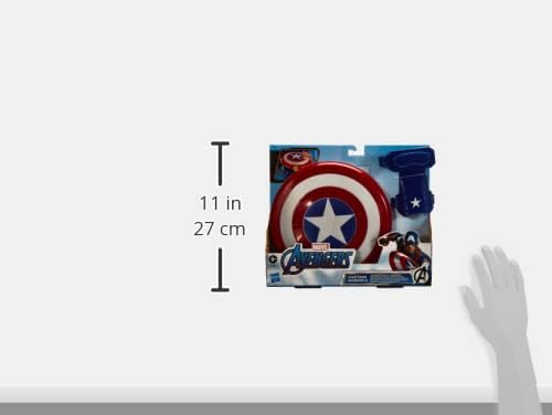 Hasbro Marvel Avengers Captain America Magnetic Shield and Gauntlet Toy for Kids 5 and Up