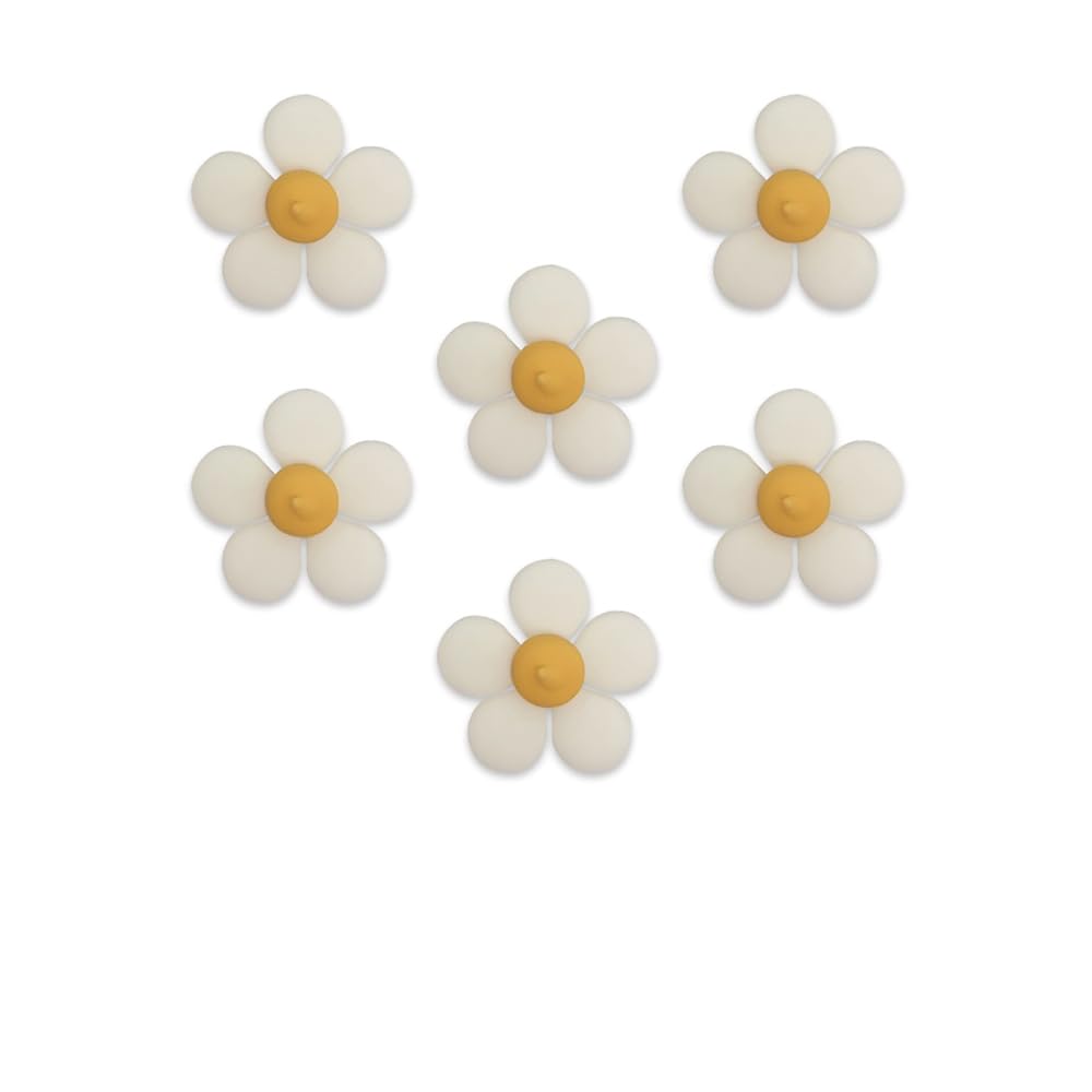 Anniversary House - White Daisy Summer Floral Edible Cake Decorations
