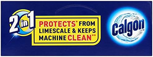 Calgon - 4-in-1 Washing Machine Cleaner and Water Softener Tablets, 45 Tablets