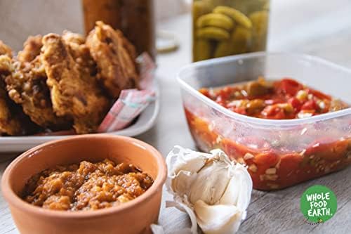 Wholefood Earth TVP Natural Chunks Soya Protein 1 kg | GMO-Free | High Protein | Source of Fibre | Vegan