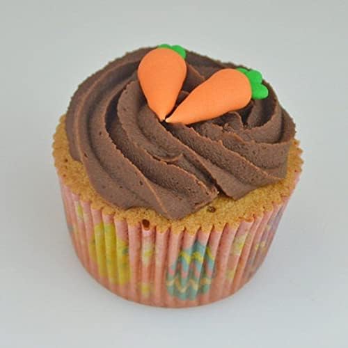 Culpitt - Carrot Sugar Piping Edible Cake Decorations 12 Pack
