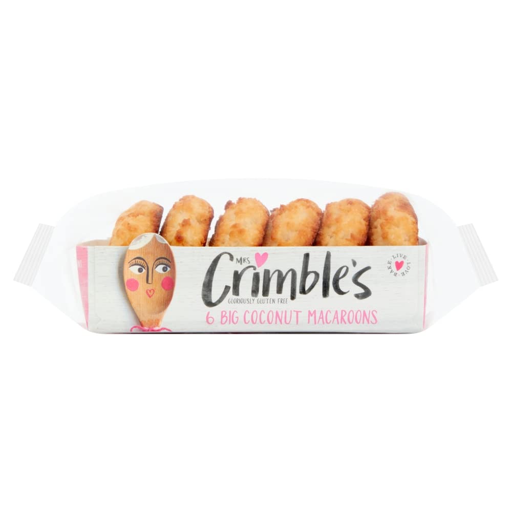 Mrs Crimbles 6 Big Coconut Macaroons 180g