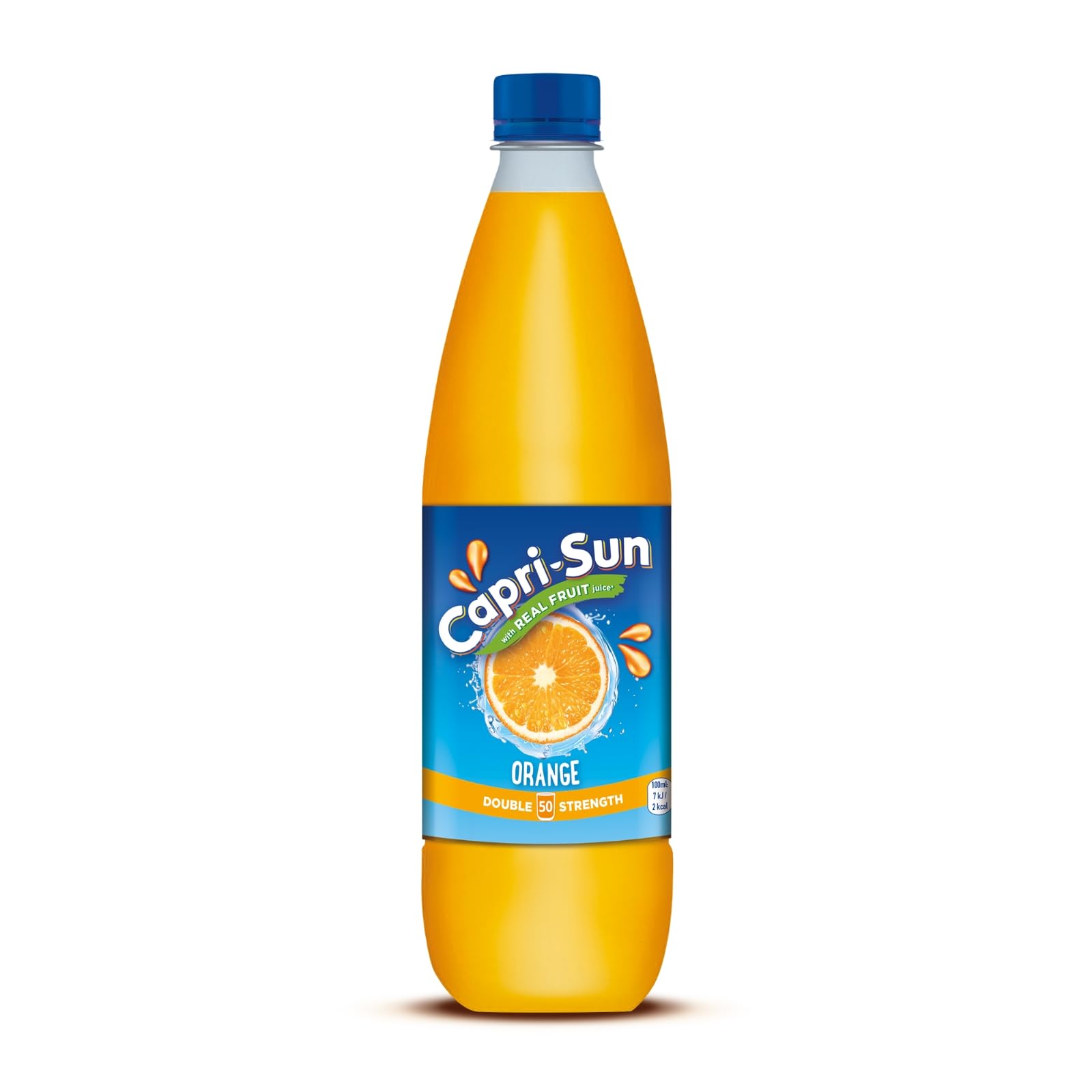 Capri-Sun Double Strength Orange Squash (1 Litre) - No Added Sugar - Made with Real Fruit Juice