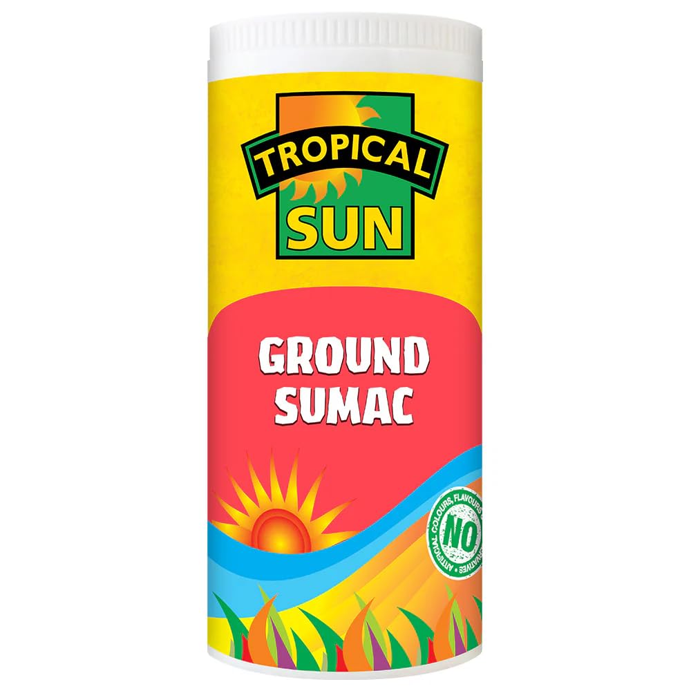Tropical Sun Ground Sumac – 100g – Tangy Mediterranean & Middle Eastern Spice for Marinades, Dressings & Rubs