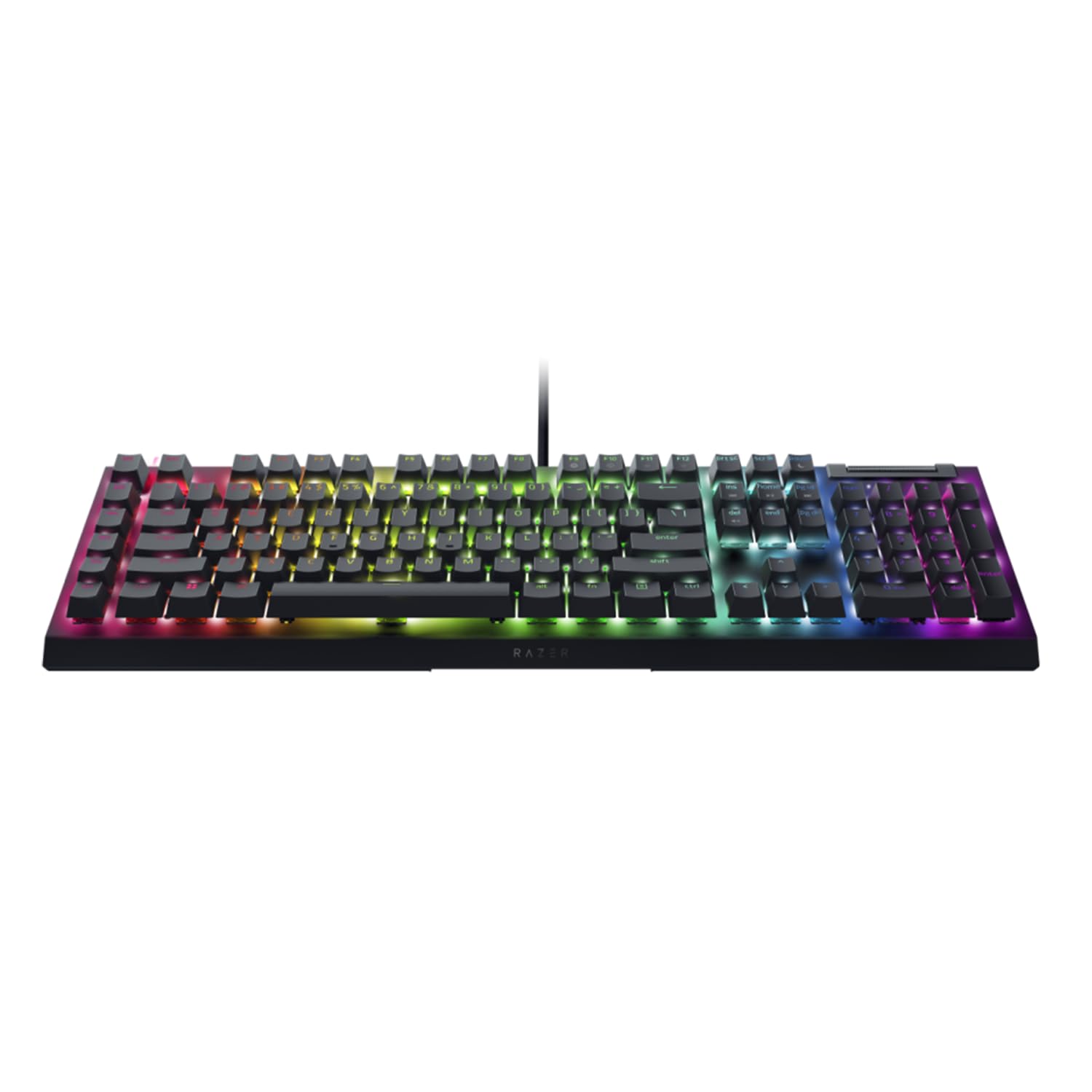 Razer BlackWidow V4 X - UK Mechanical Gaming Keyboard with Green Switches, 6 Macro Keys, Chroma RGB Lighting