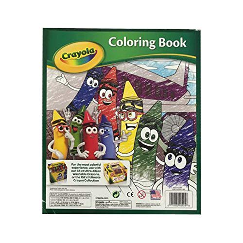 Crayola - 64 Page Colouring Book with Crayola Characters Activity Book