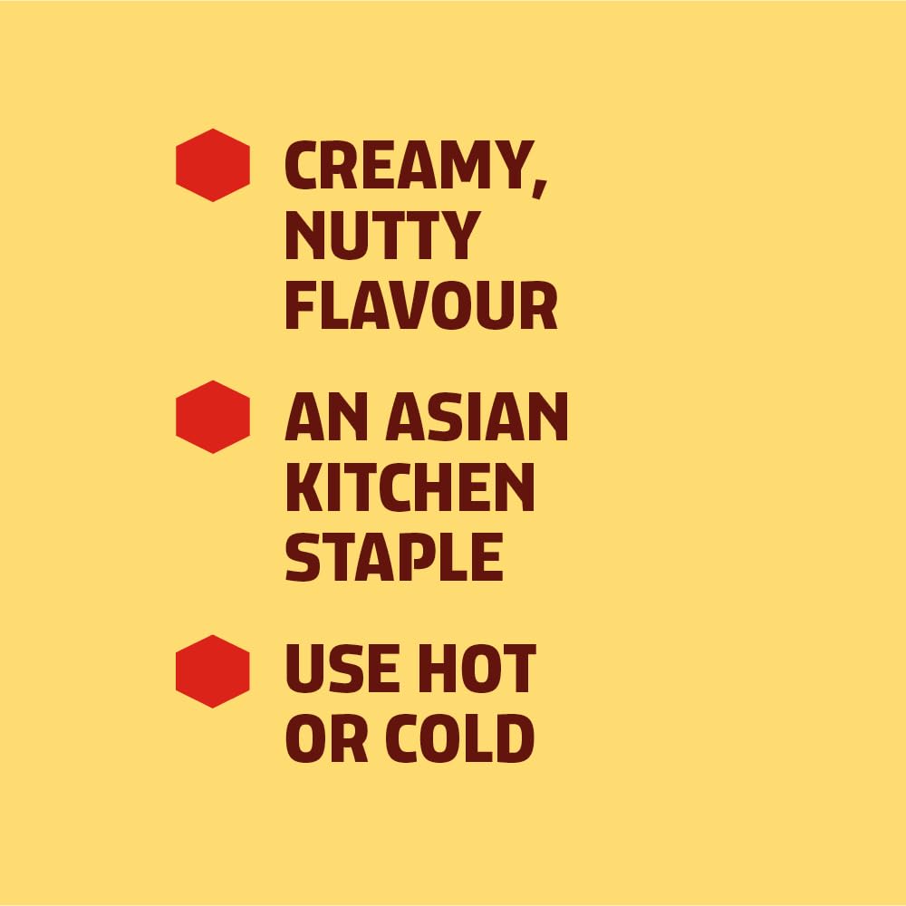 Kikkoman Sesame Sauce 300g - Rich Umami Flavour Asian Sauce with Roasted Sesame Seeds