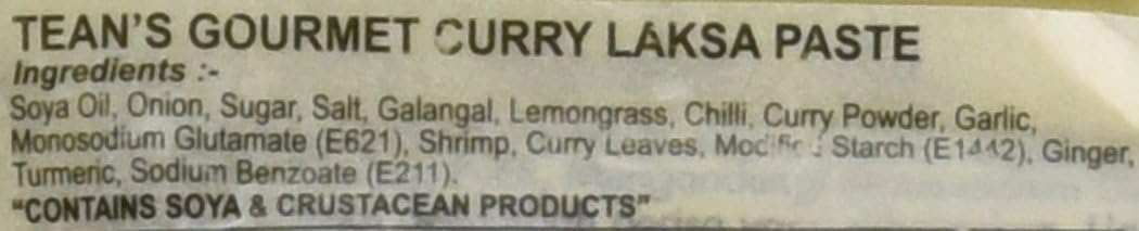 Tean's Gourmet Curry Laksa Paste - 200g