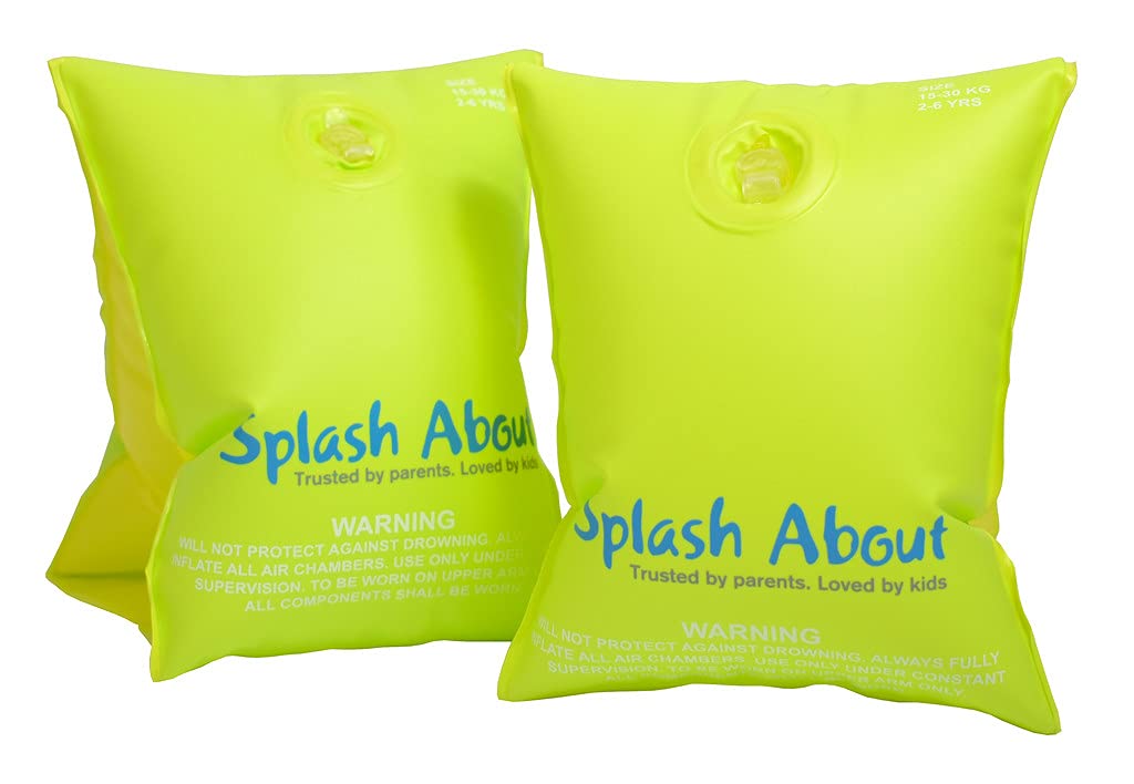 Splash About Arm Bands - Inflatable Swim Aids for Kids 6-12 Years