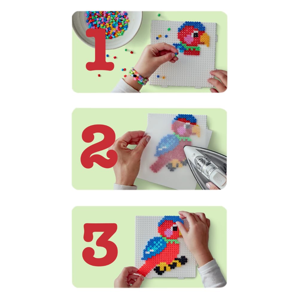 Hama DIY Midi Beads Bucket - 10,000 Fuse Beads for Creative Mosaic Art | Ages 5+