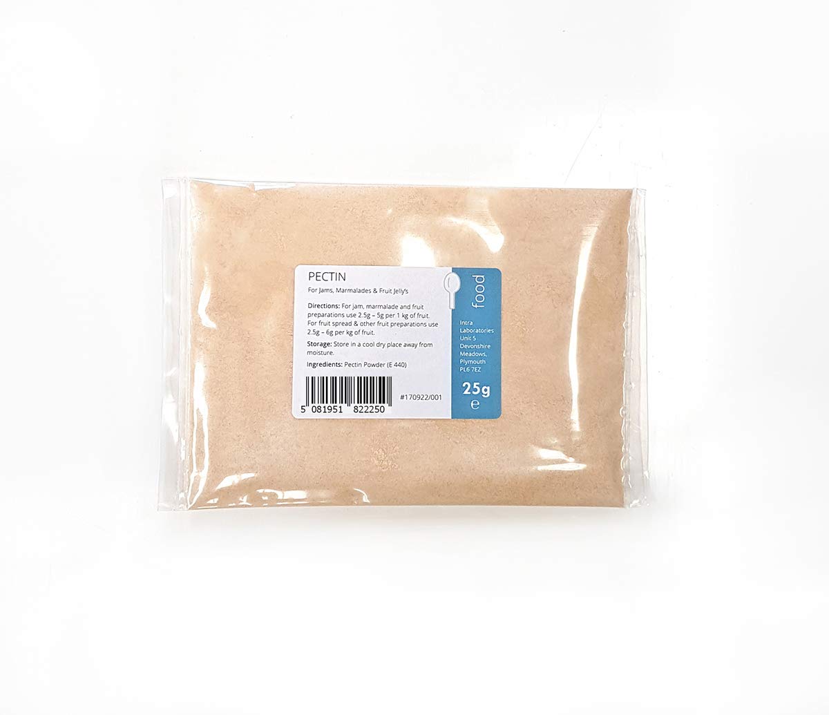 Intra Laboratories - Pectin Powder 25g for Jams, Marmalades, Jellies, Chutneys