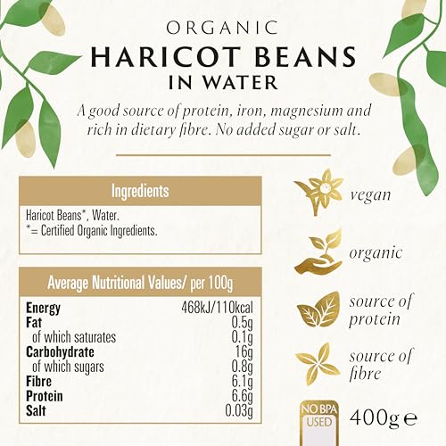 Biona Organic Haricot Beans, 400g
