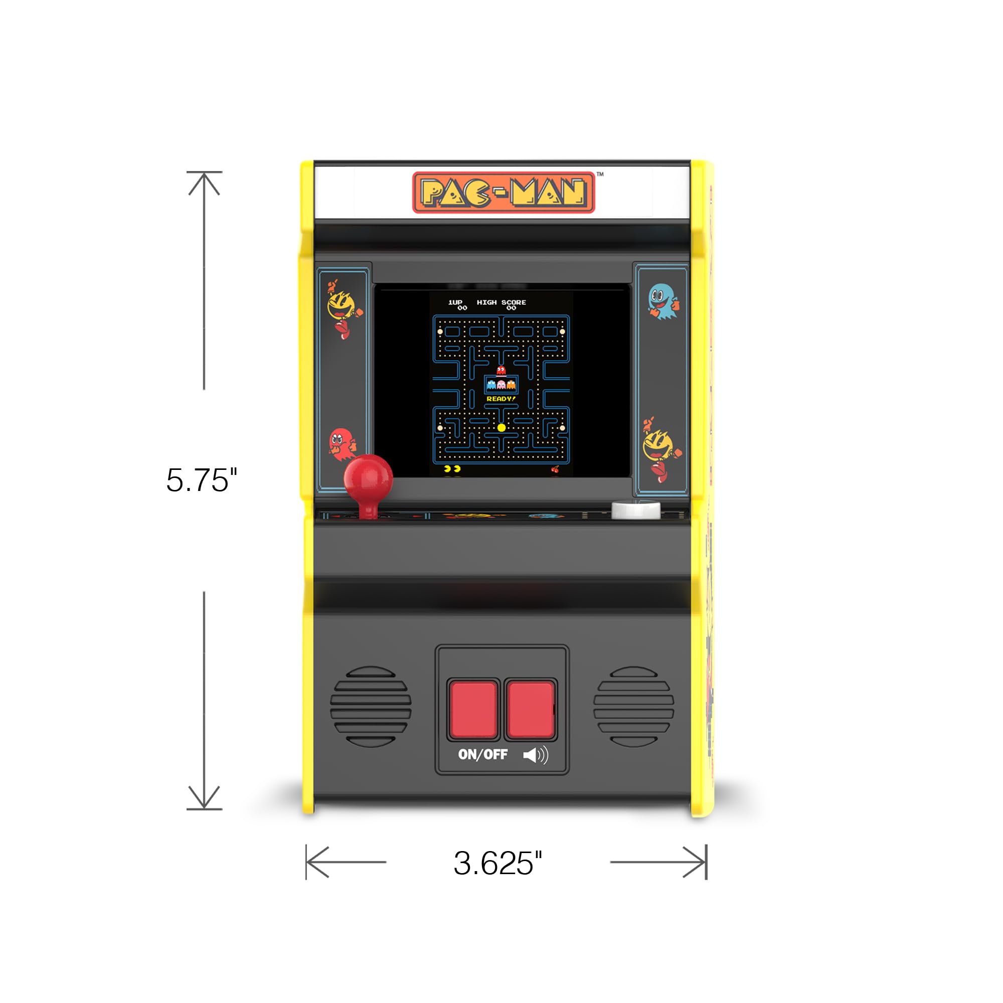 Arcade Classics Pac-Man - Retro Mini Arcade Game with 4-Color TFT Screen