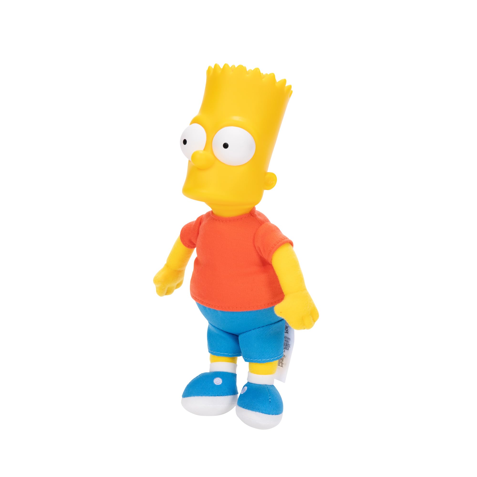 The Simpsons Bart Plush by Jakks Pacific - Soft Cuddly Collectible for Kids & Fans