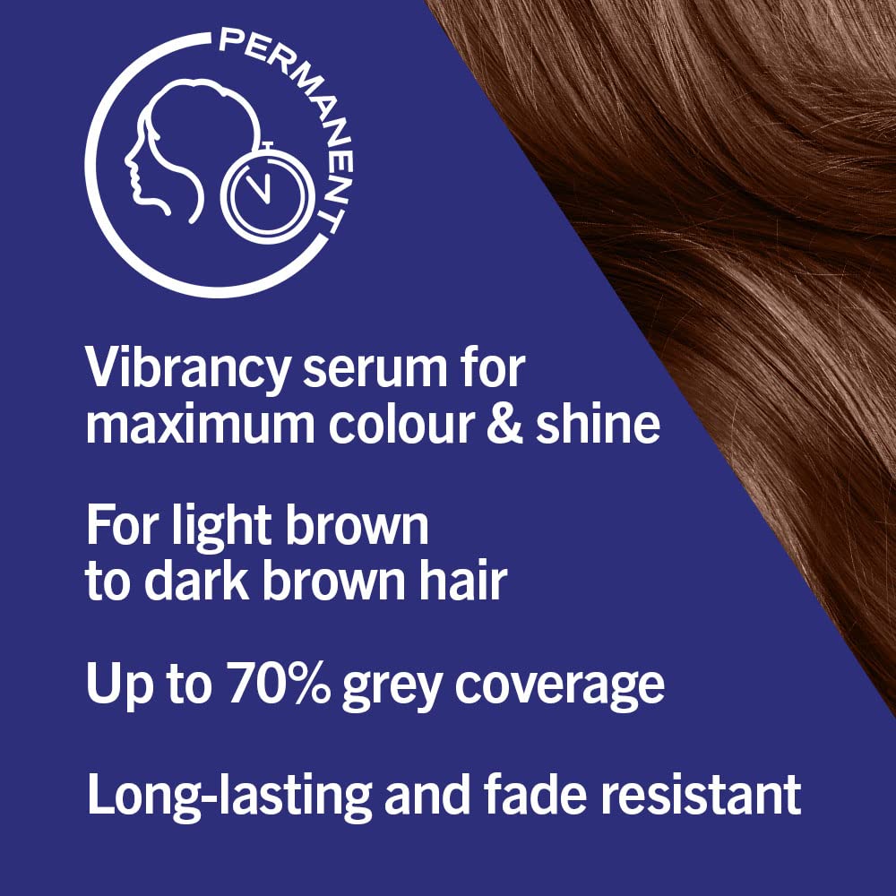 Schwarzkopf LIVE 088 Urban Brown - Permanent Hair Dye with Vibrancy Serum (100g)