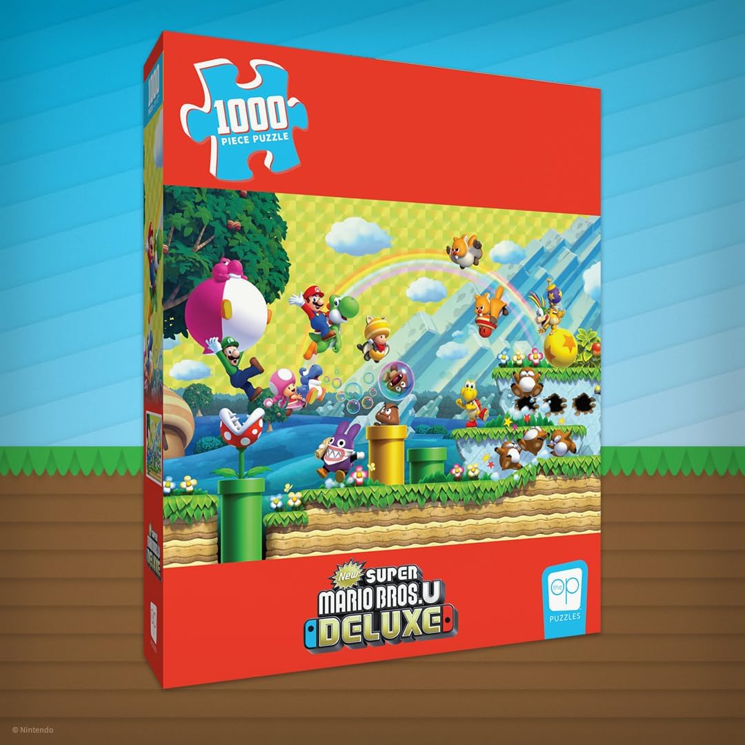 Super Mario "Chaos & Fun" 1,000 Piece Jigsaw Puzzle - Nintendo Switch Edition