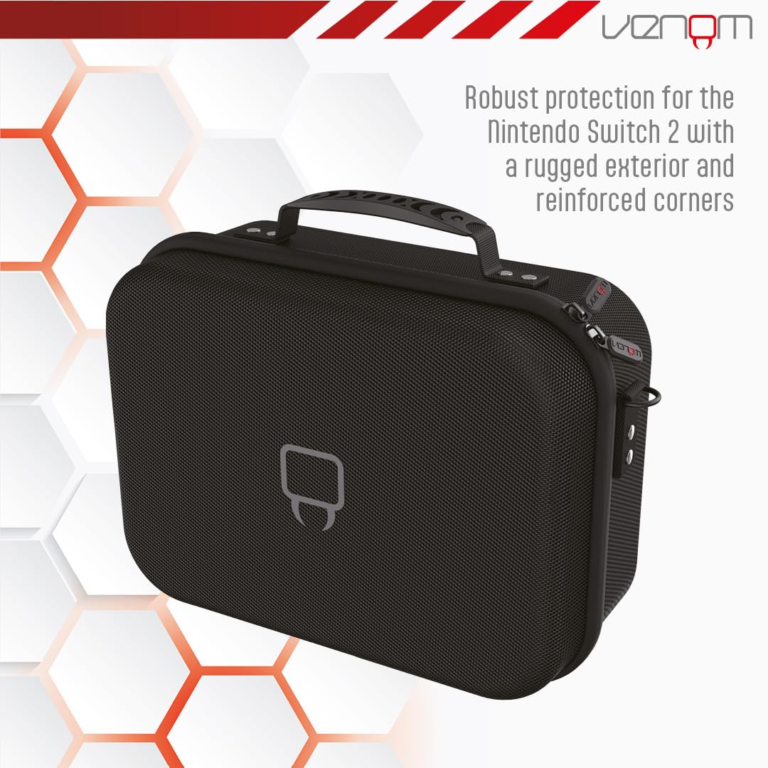 Venom Switch 2 Travel Case for Nintendo Switch 2