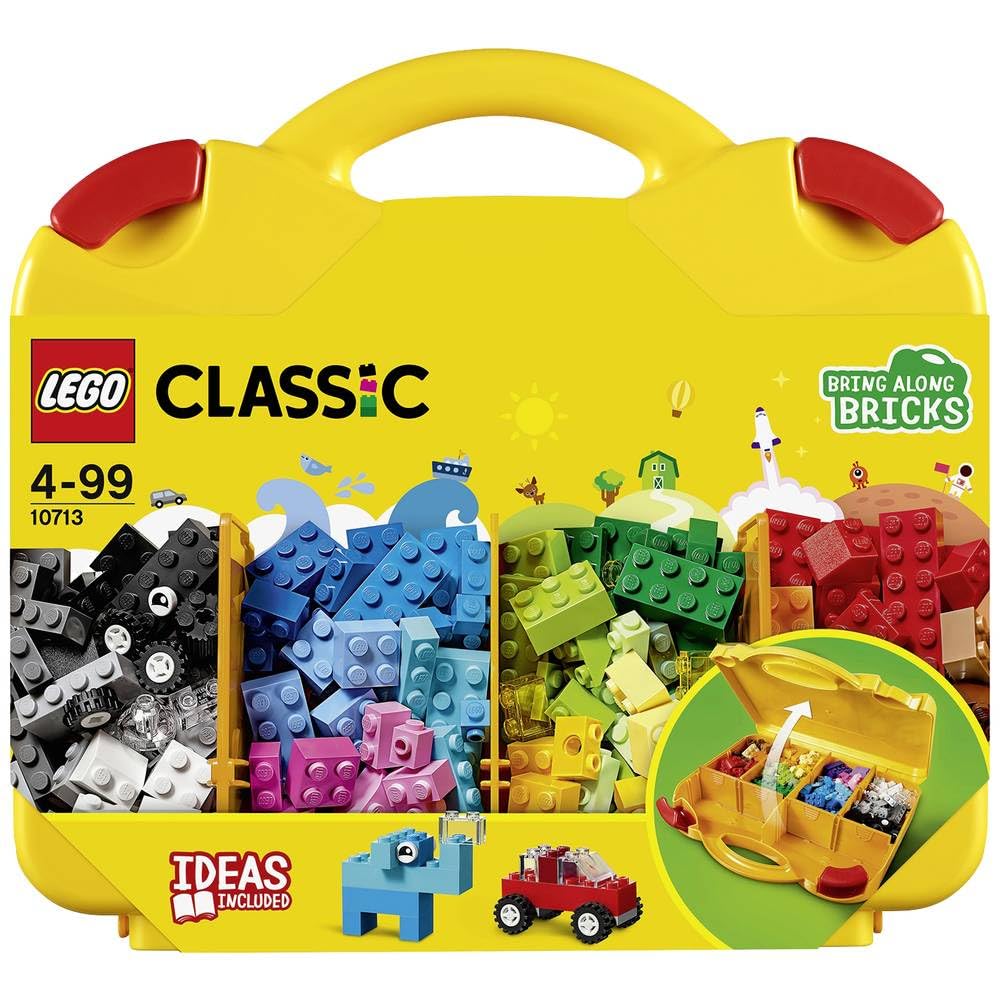 LEGO Classic Creative Suitcase 10713 - Portable Building Set for Kids Ages 4+
