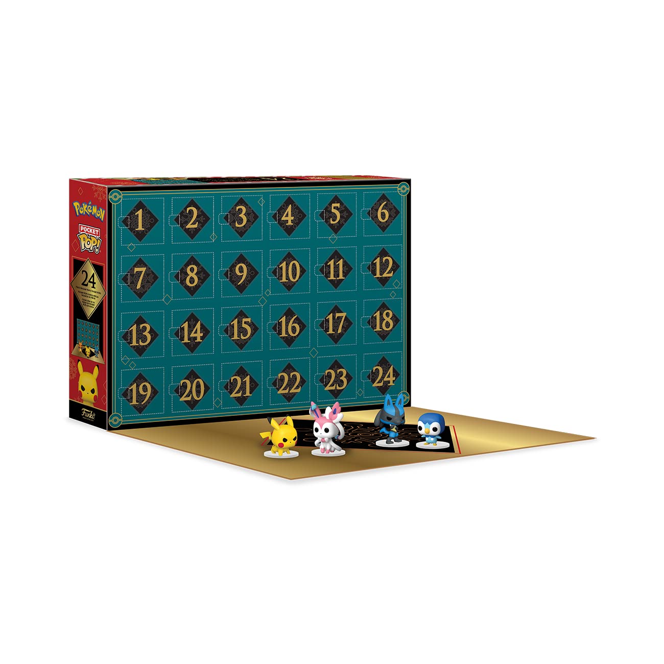 Funko Pocket Pop! Pokémon 24-Day Advent Calendar - Multicolor Collectible Figures