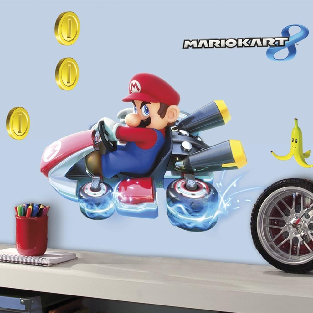 Mario Kart 8 - Nintendo Switch Wall Stickers (2023 Edition)