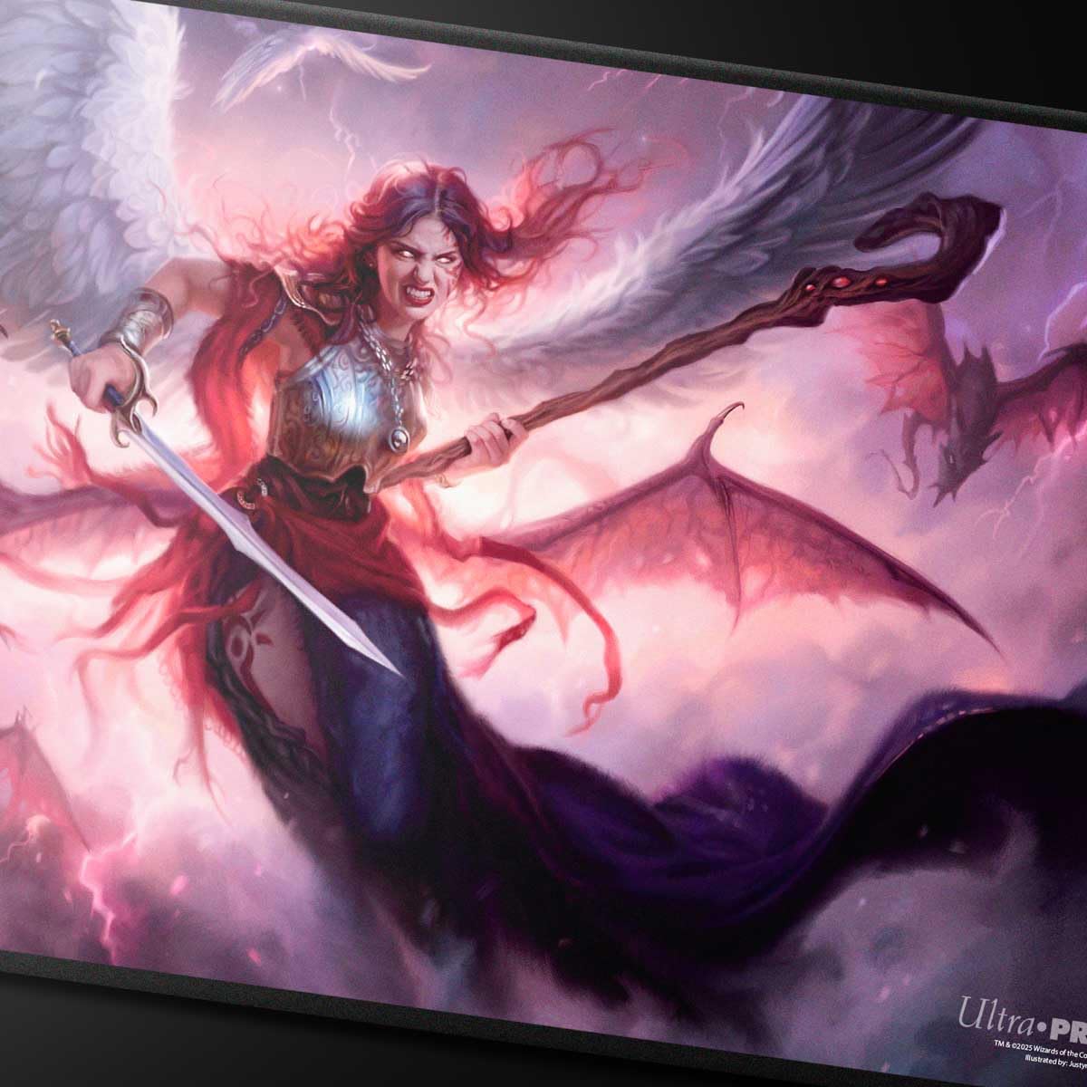 Ultra Pro Kaalia of the Vast Black Stitched Commander Series #5 Playmat