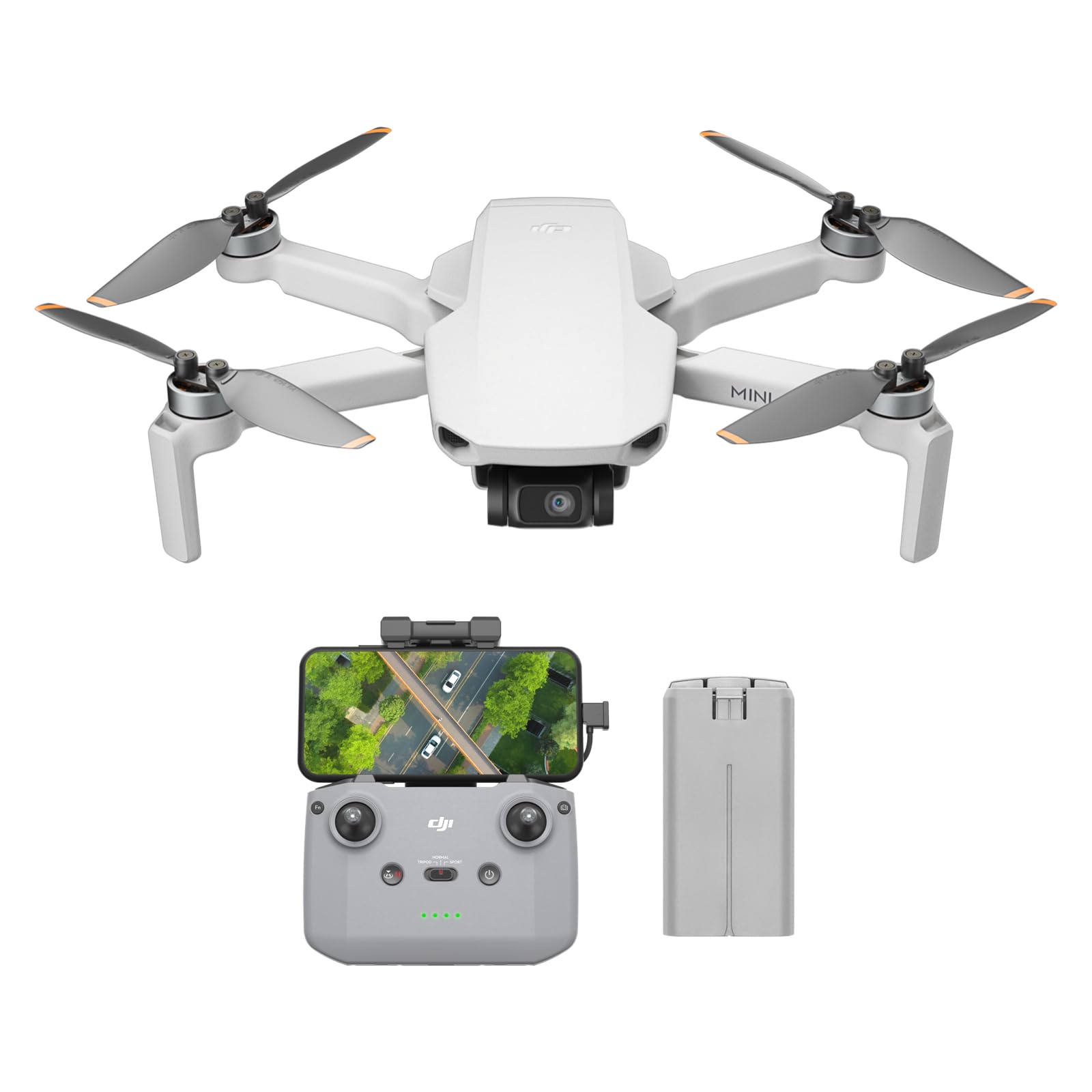 DJI Mini 4K Drone with 4K Camera, 3-Axis Gimbal, Under 249g, 10km HD Transmission - 4K