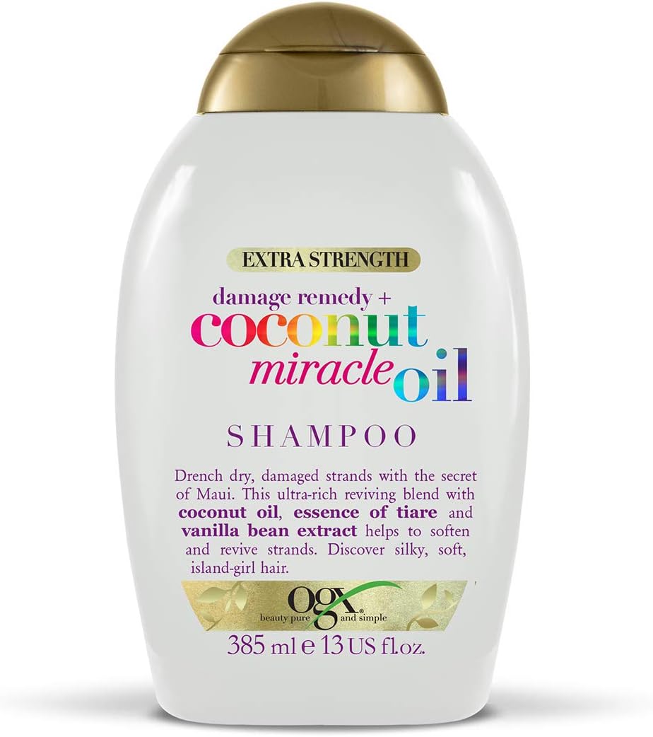 OGX Coconut Miracle Oil Shampoo for Damaged Hair (385ml)
