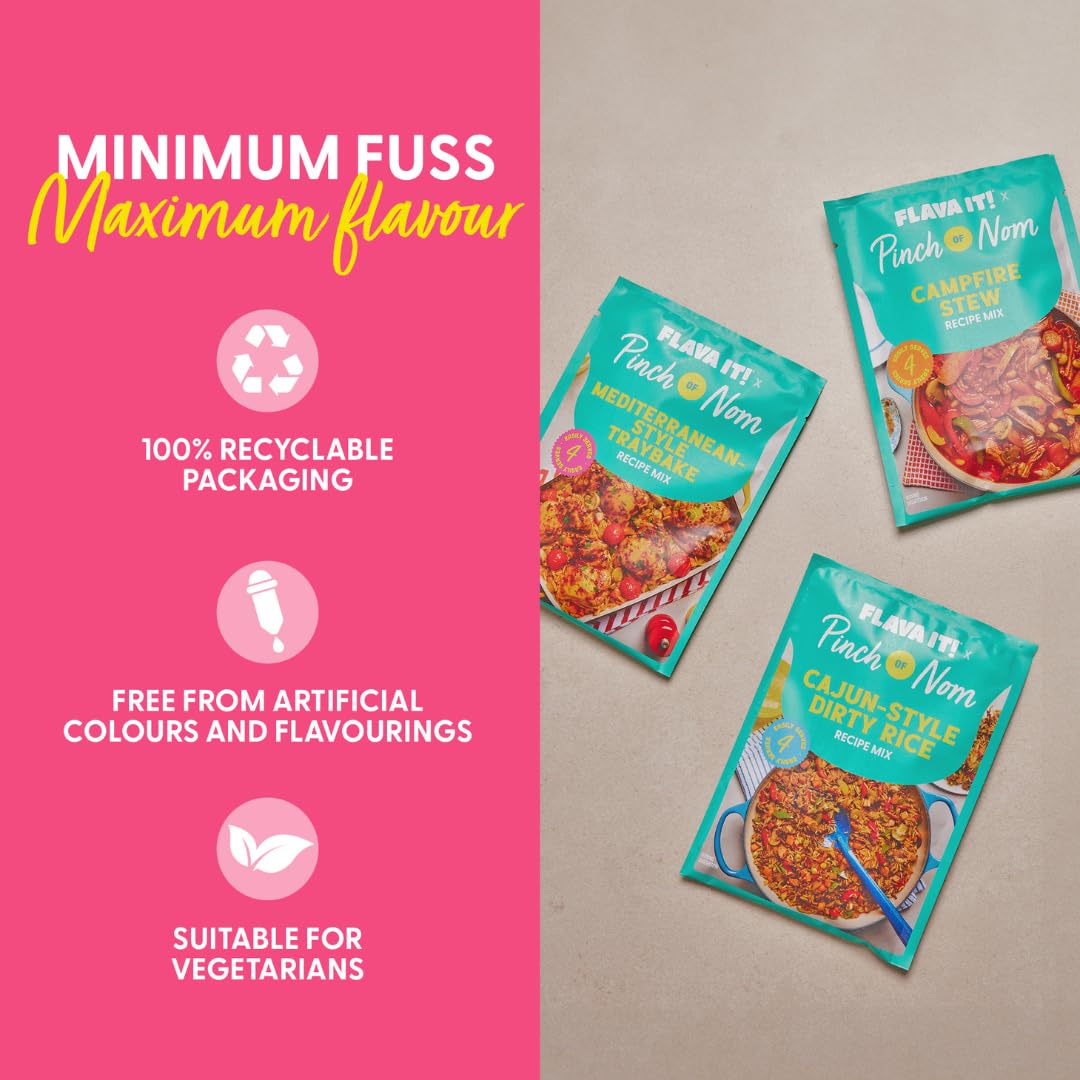 Flava It! x Pinch of Nom Fan-Favourite Recipe Mix Multipack