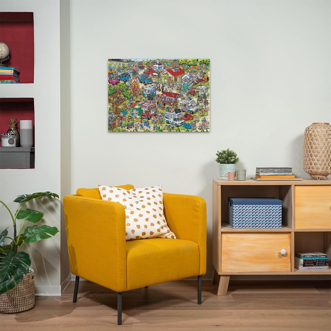 Ravensburger The Campsite 1000-Piece Jigsaw Puzzle - Ray's Comic Series