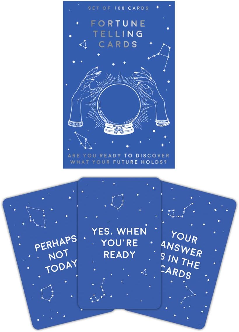 Gift Republic Fortune Telling Cards - 100-Card Oracle Deck for Divination & Spiritual Guidance