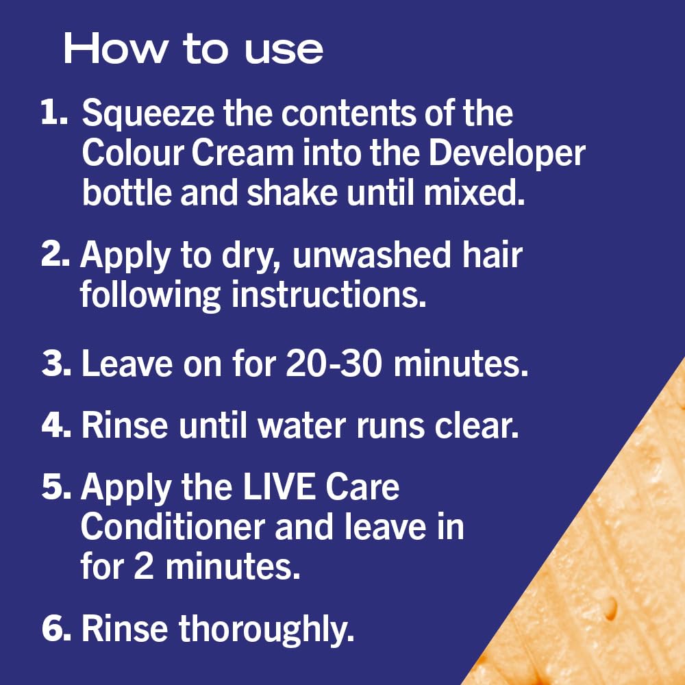 Schwarzkopf LIVE Intense Colour Caramel Copper 077 - Permanent Hair Dye with Vibrancy Serum