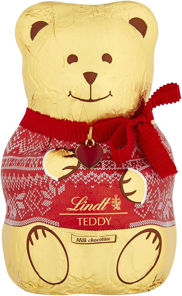 Lindt - Teddy with Christmas Jumper Hollow Chocolate Figure (200 g)