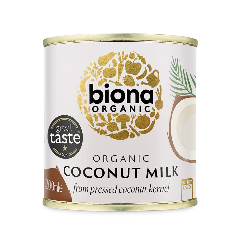 Biona Organic Coconut Milk - Dairy Free, Vegan, Pressed from Coconut Kernels