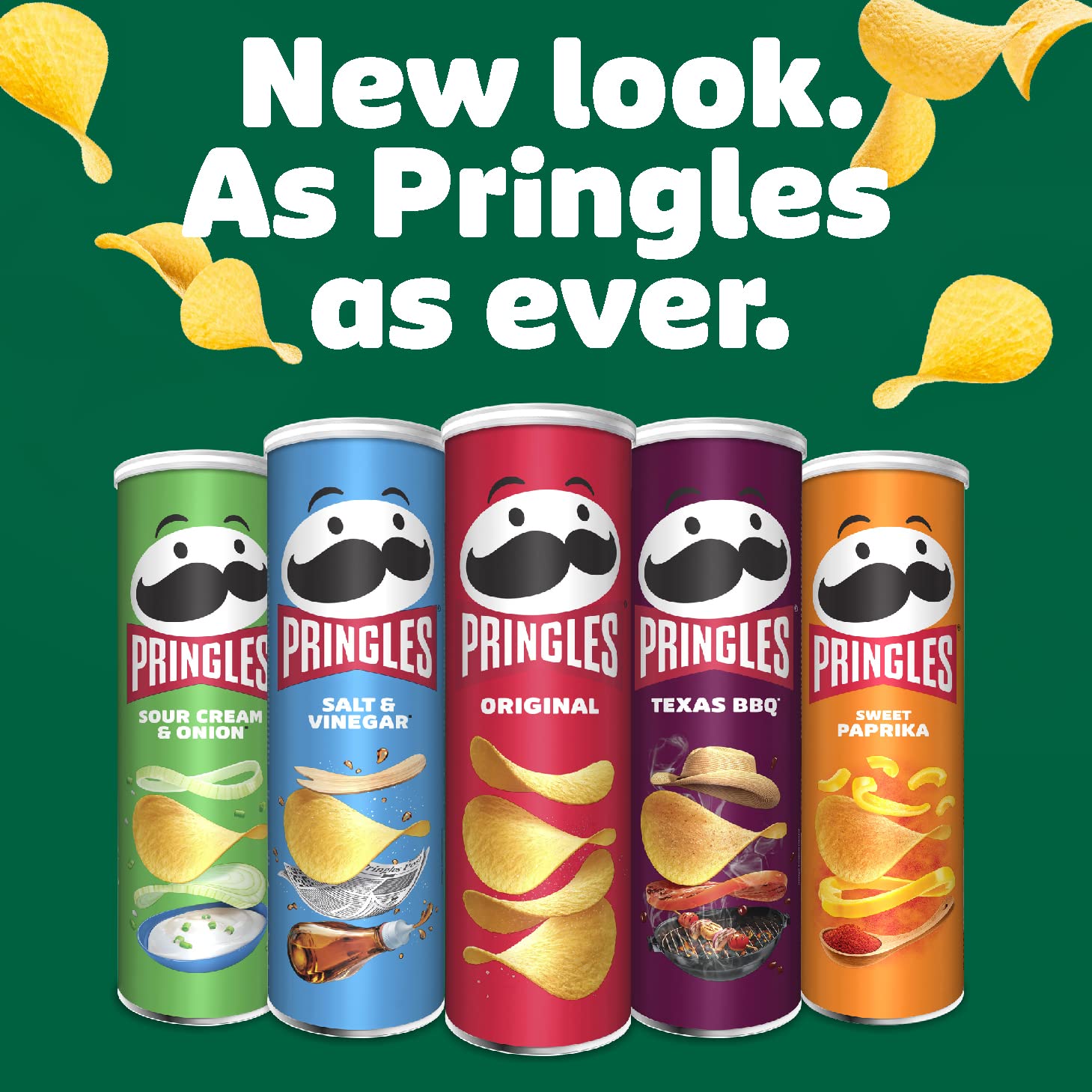 Pringles Cheese & Onion Sharing Crisps 185g (Pack of 4)