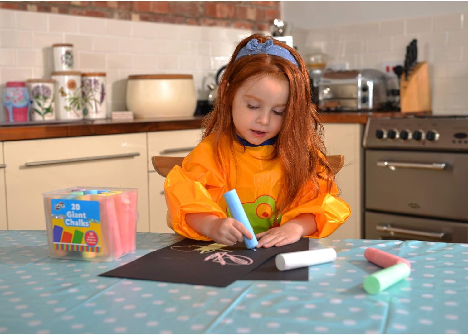 Galt Toys 20 Giant Chalks - Washable & Durable Kids Art Set for Ages 3+