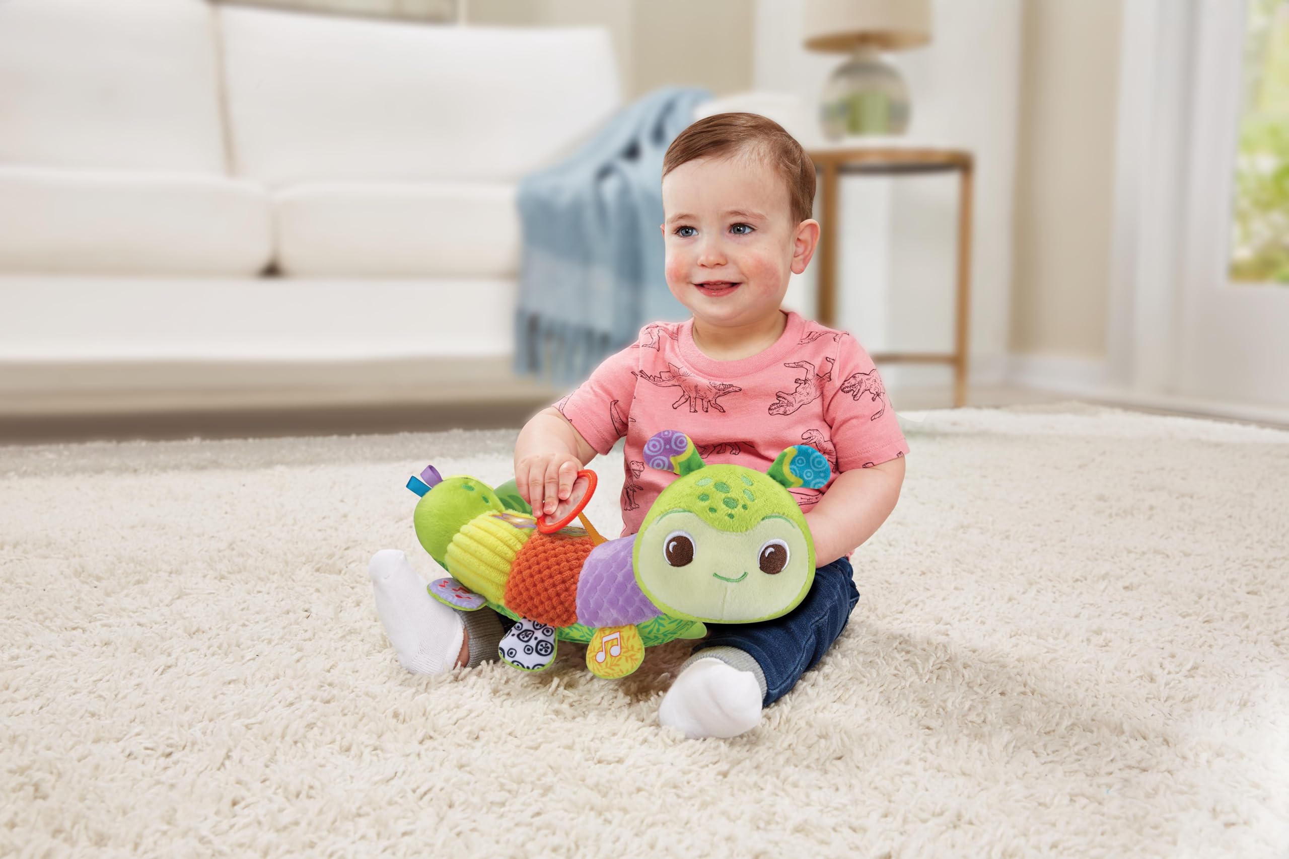 VTech Snugglepillar Sensory Caterpillar Toy - 7 Textures & Educational Lights for 3M+