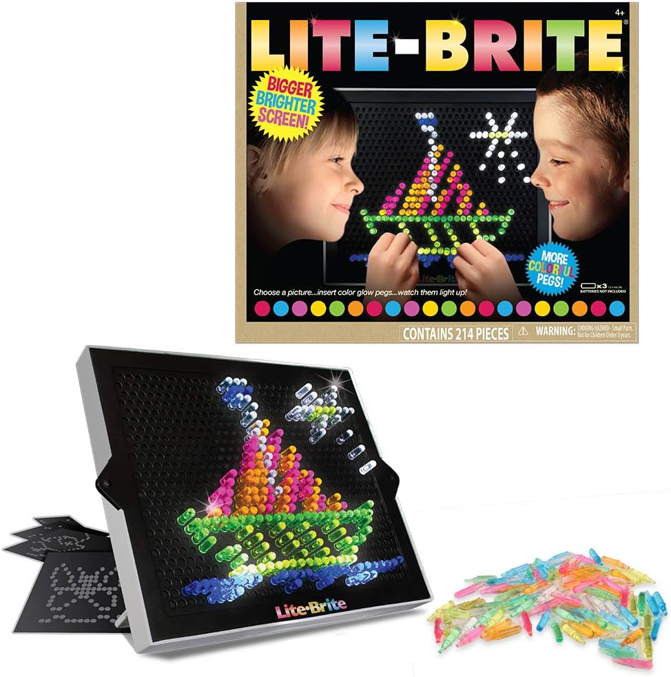 Lite-Brite Ultimate Classic Set - Light-Up Pegboard Art for Kids 4+