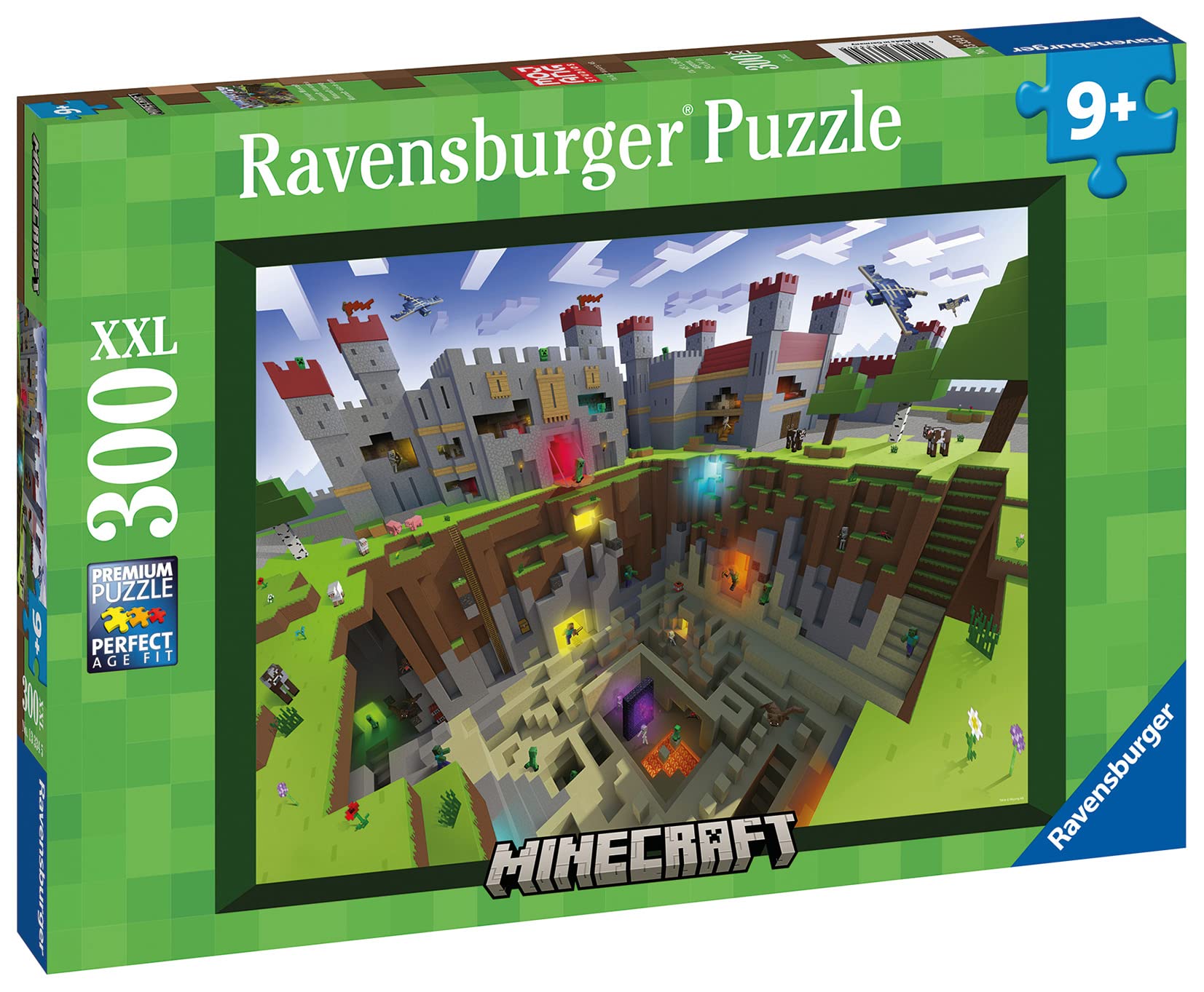 Ravensburger Minecraft Cutaway 300-Piece Puzzle for Kids - XXL Jigsaw, Ages 9+