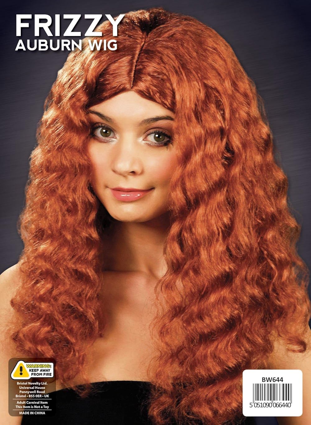 Bristol Novelty BW644 Long Auburn Frizzy Wig for Women, One Size