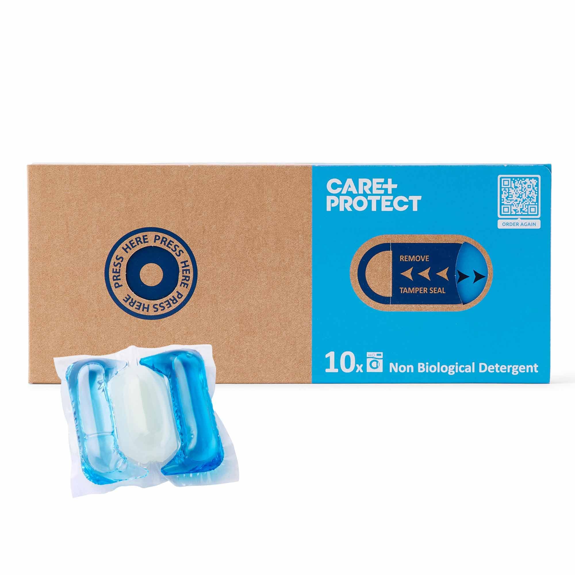 CARE + PROTECT - Premium Laundry Detergent Capsules 3-in-1 Non-Bio