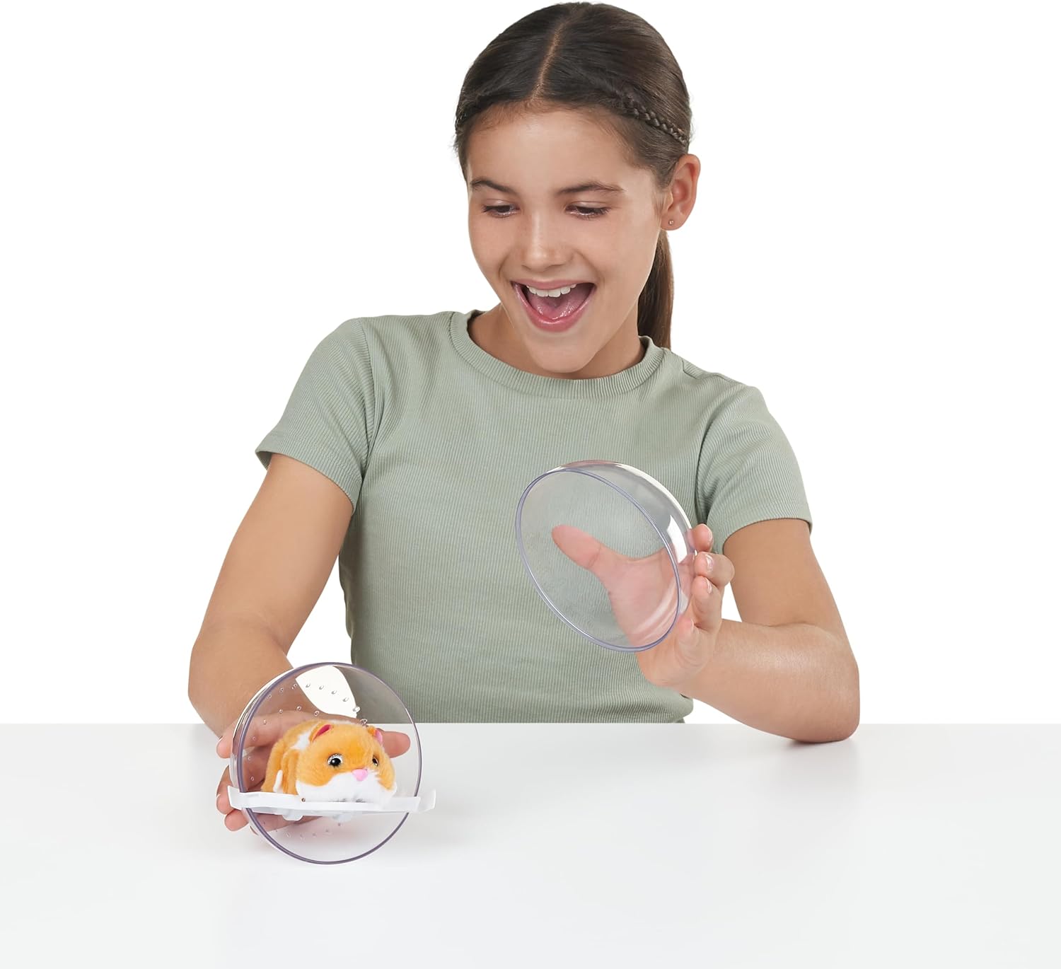 Hamster Mania by ZURU - Interactive Pink Hamster Toy with Real Sounds & Movements