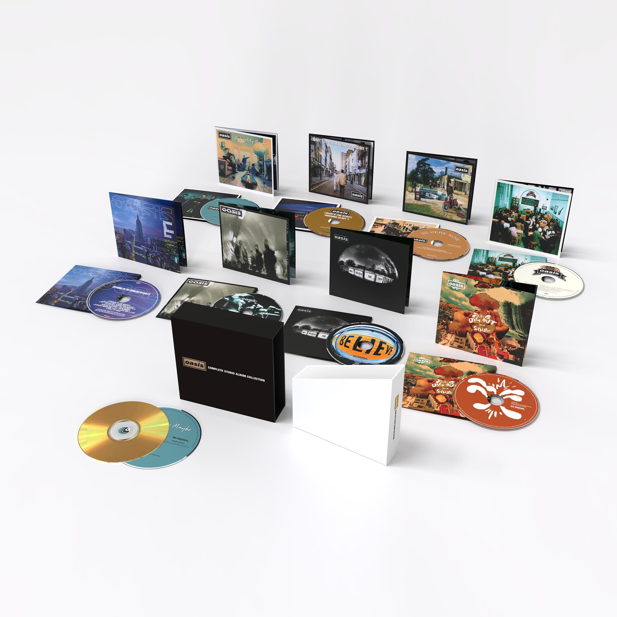 Oasis - Complete Studio Album Collection (Amazon Exclusive Gold CD Box Set)