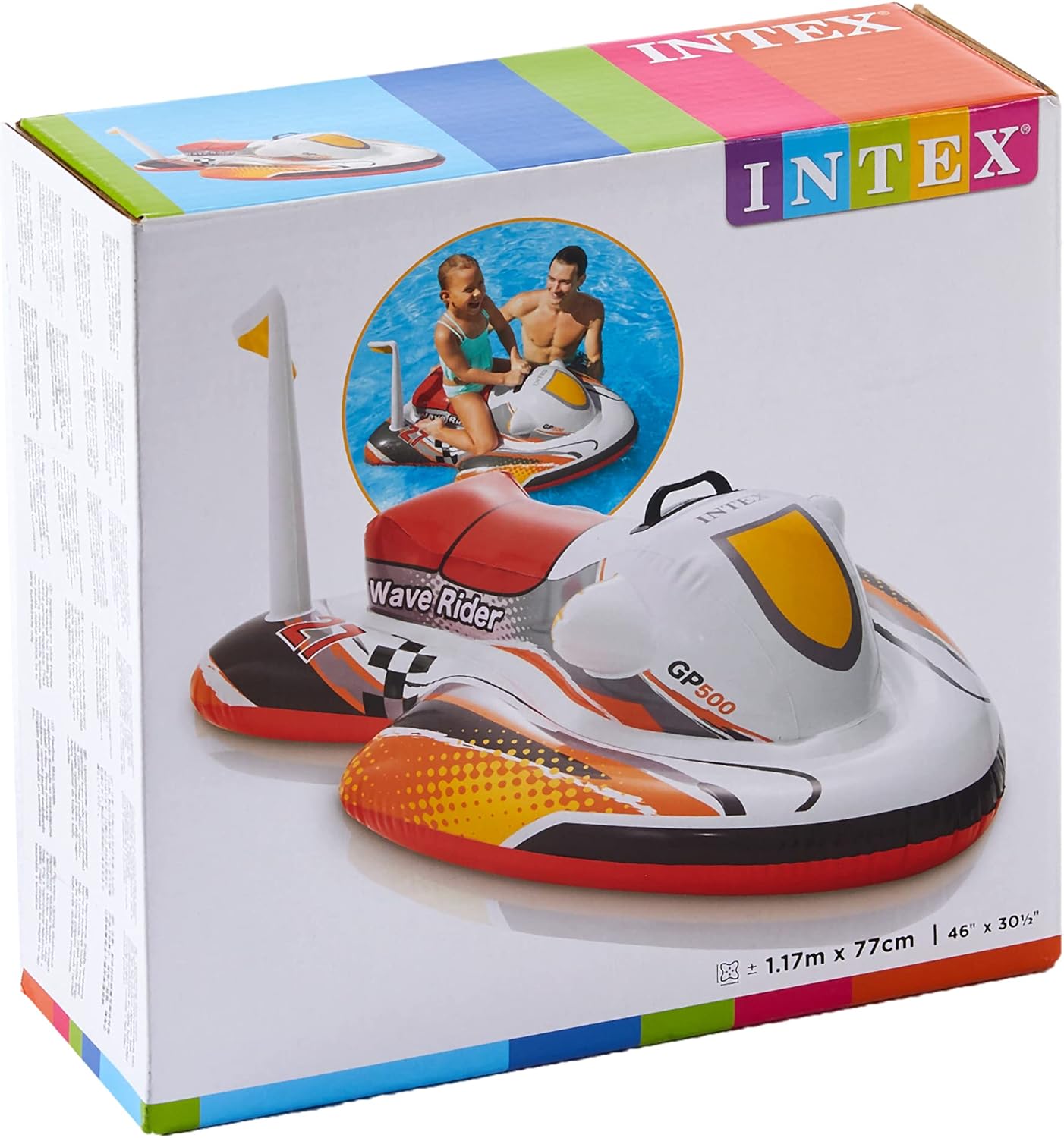 Intex Wave Rider Ride-On - Inflatable Water Toy for Kids 3+