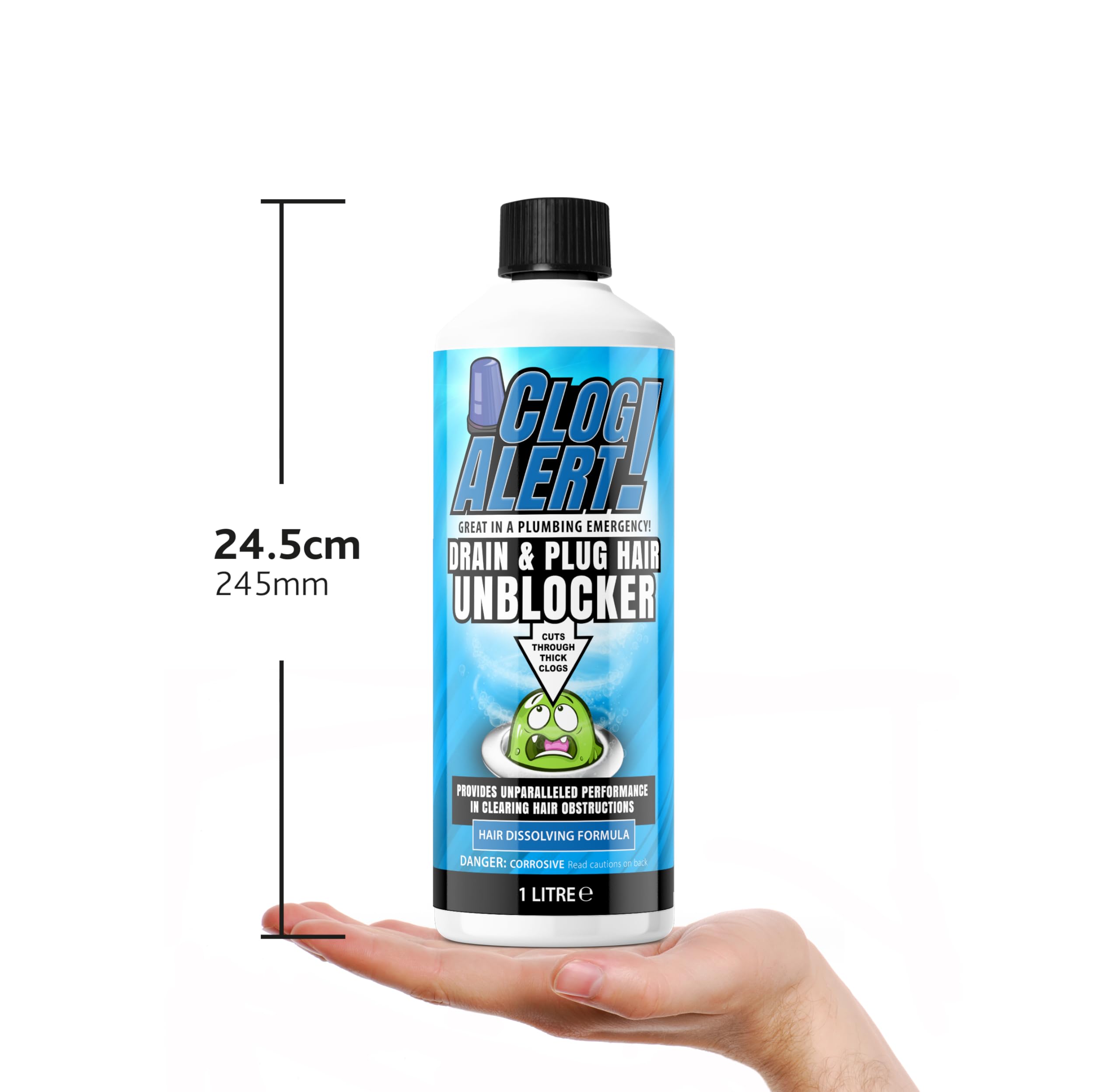 Clog Alert! - FAM1290 Bathroom Drain and Plug Hair Unblocker