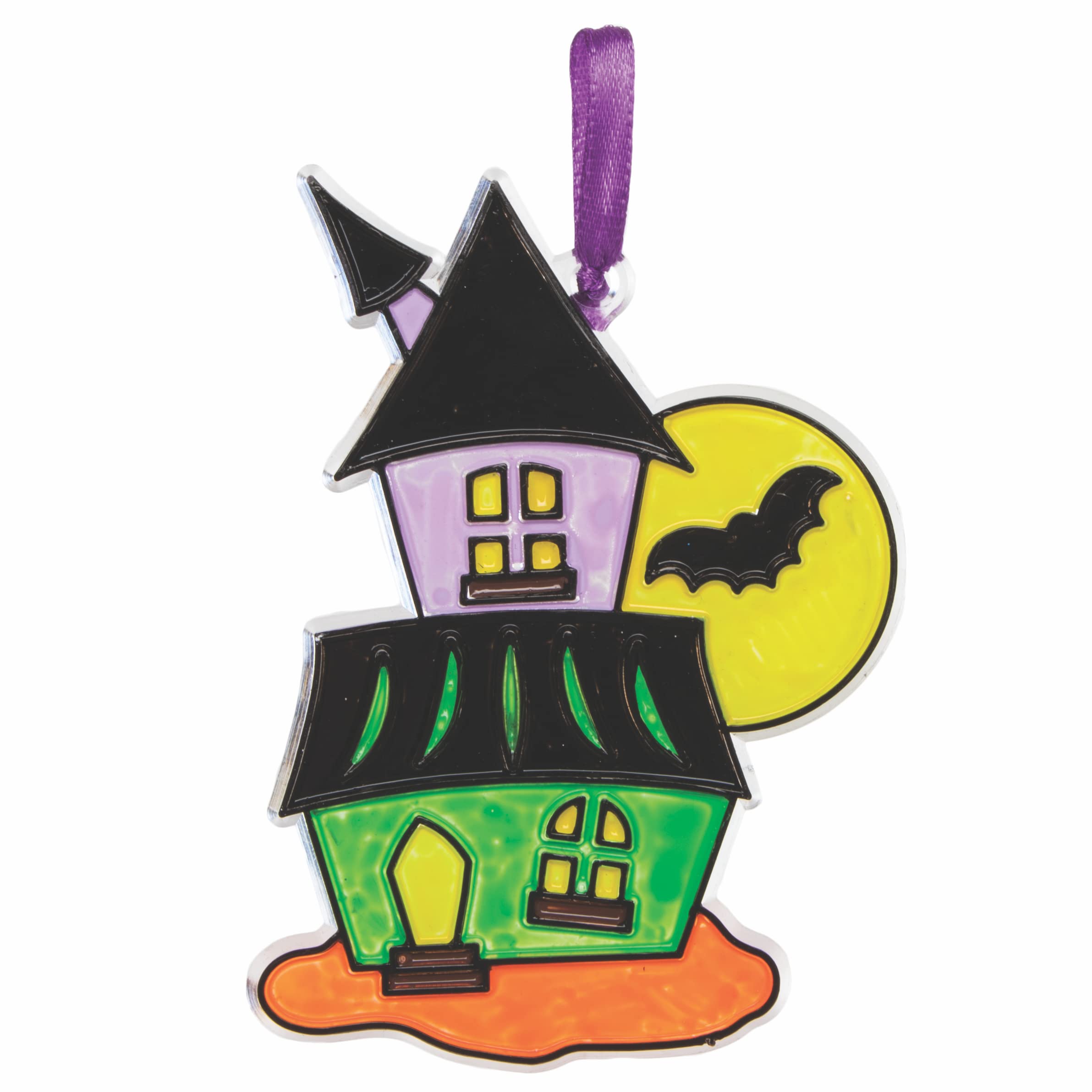 Baker Ross - Halloween Suncatcher Decorations Pack of 10