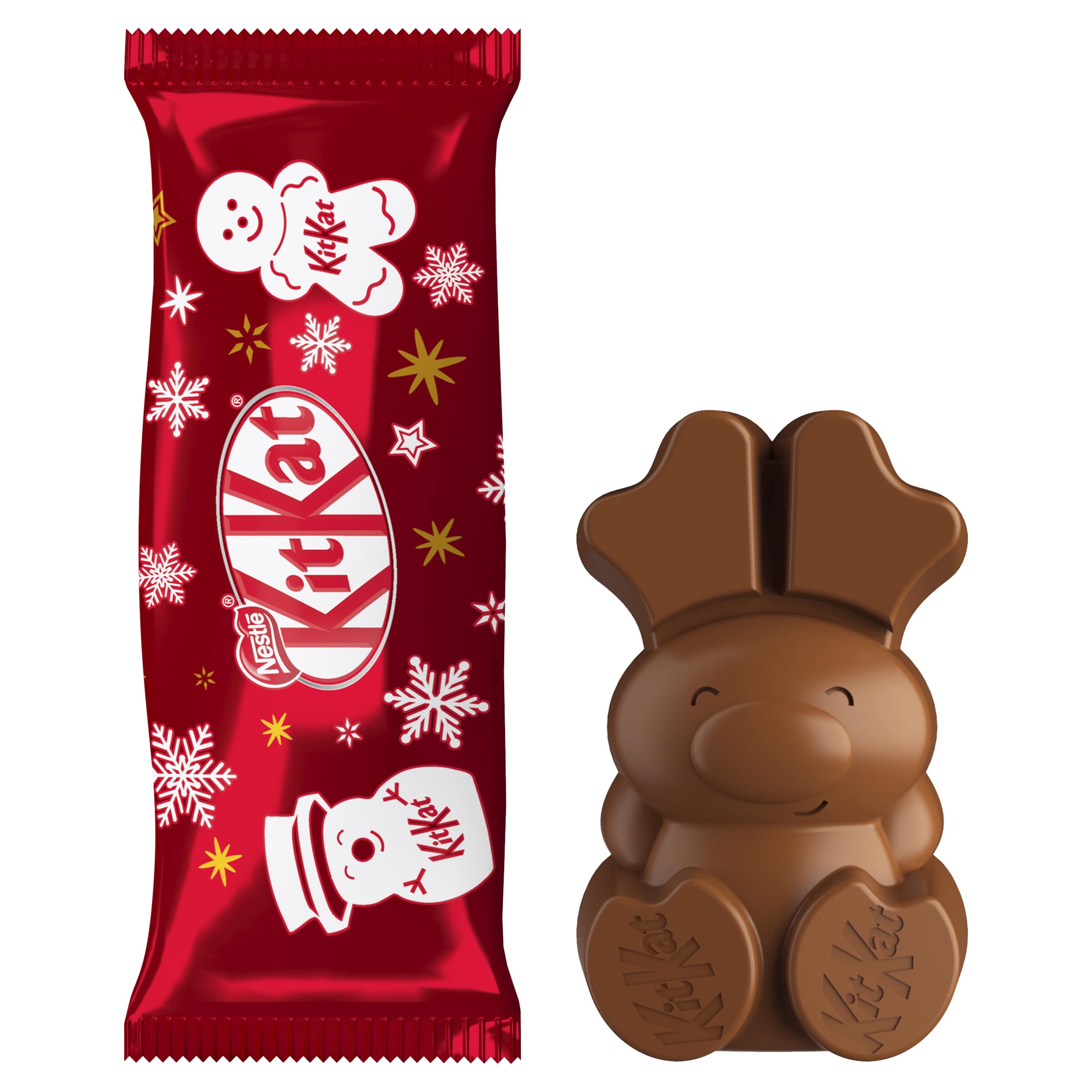 KitKat Christmas Friends 100ct Assorted Gluten-Free Milk Chocolate Figures
