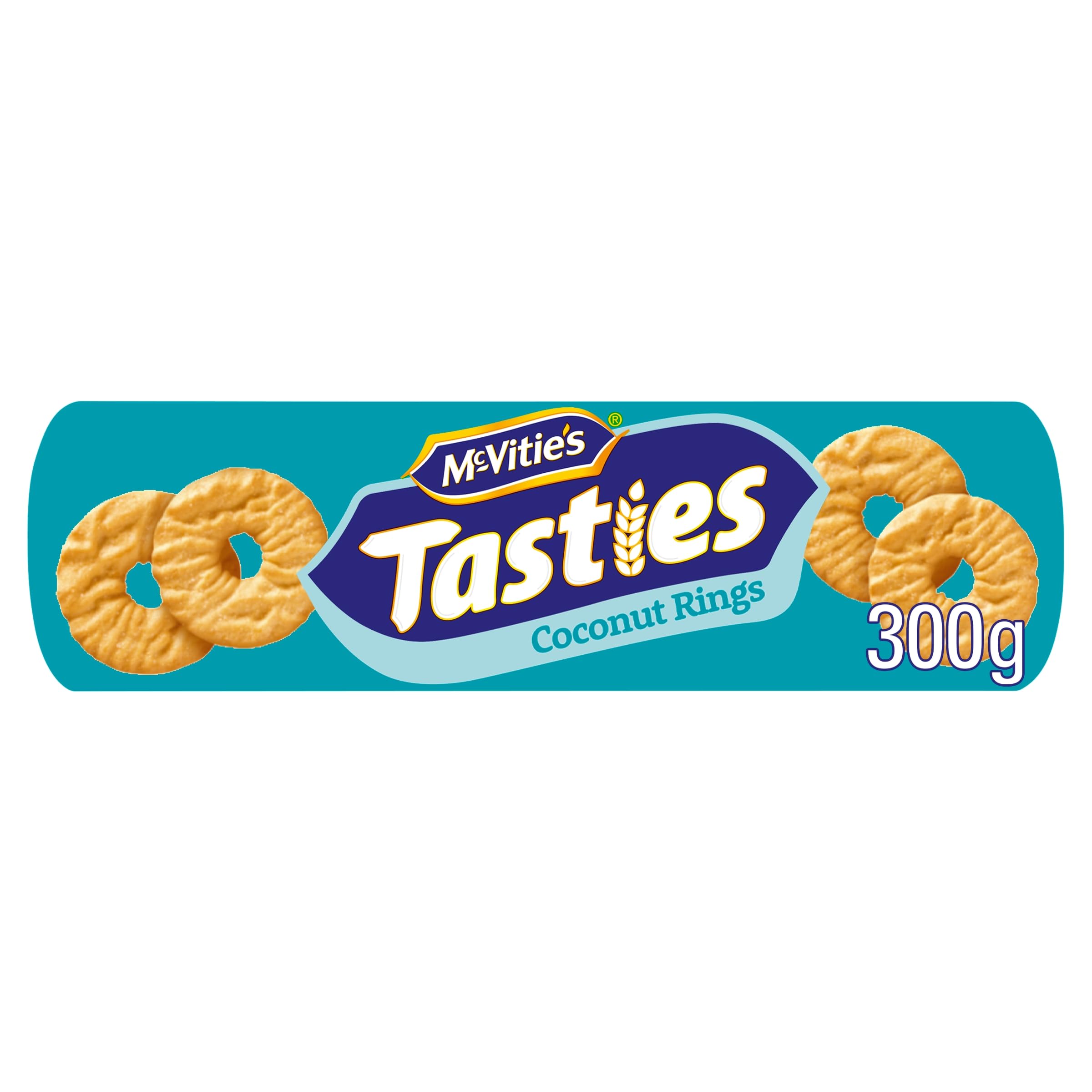 McVitie's Tasties Coconut Rings Biscuits, 300 g